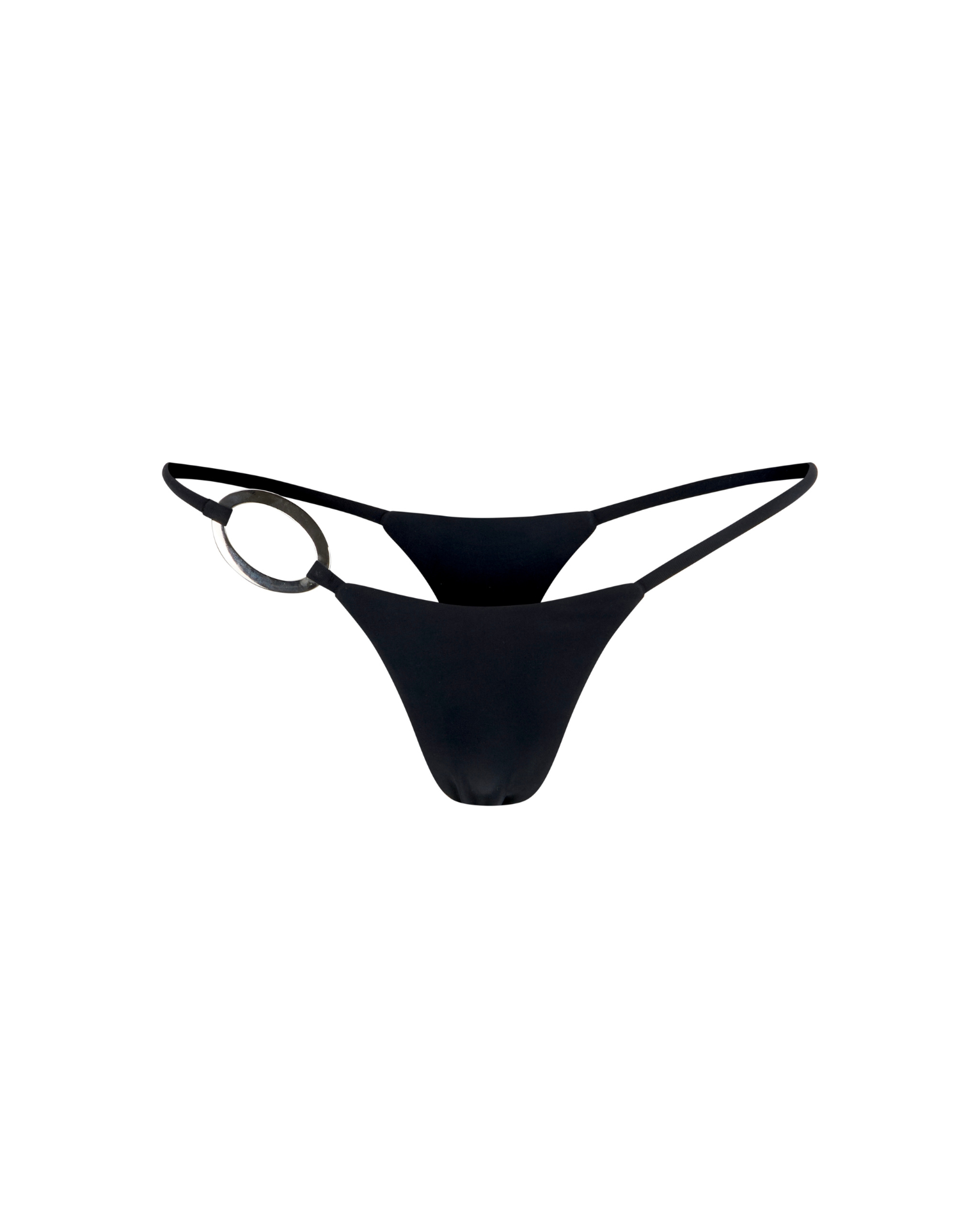 CUT-09 - Silver Ring Micro Bikini Bottom