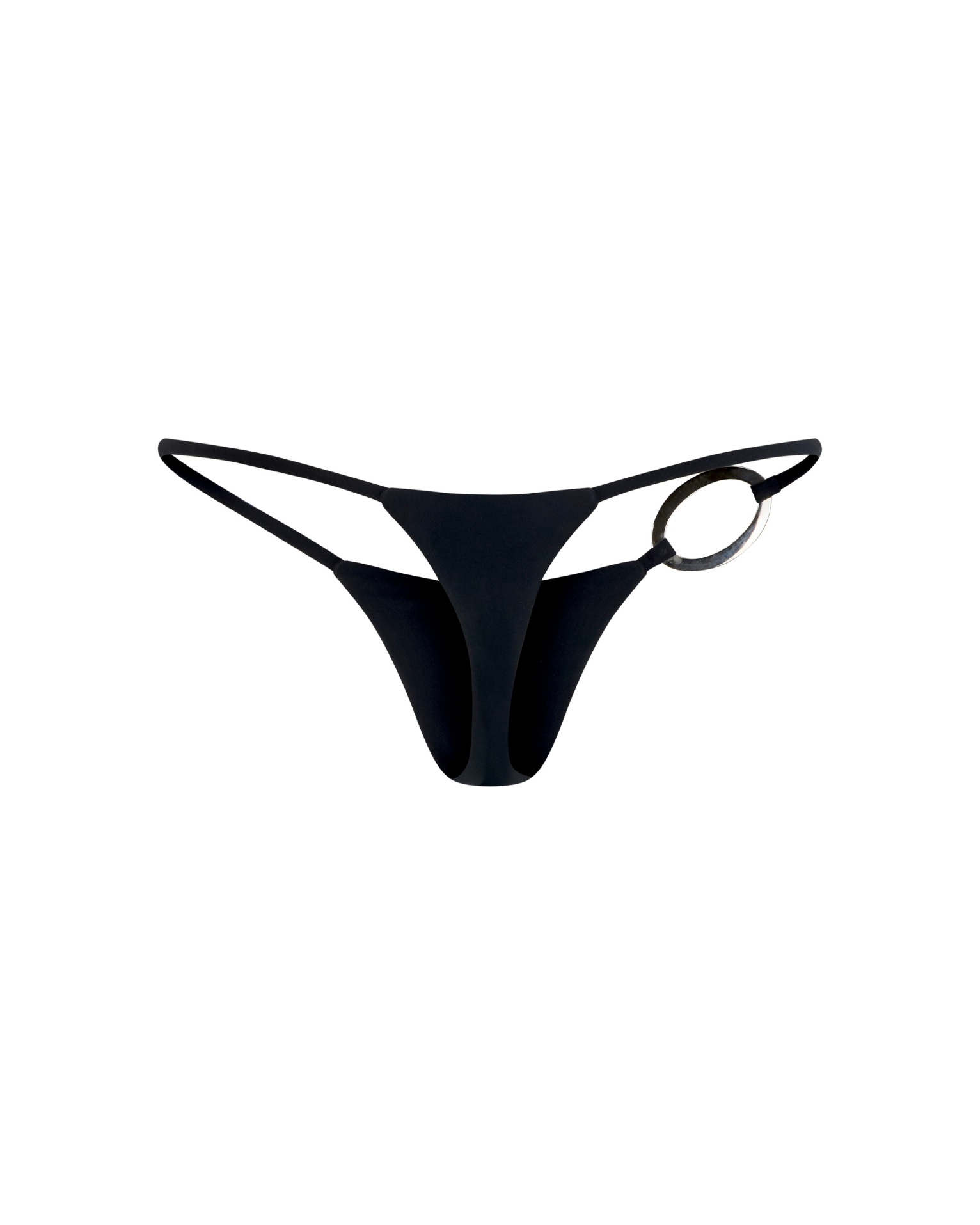 CUT-09 - Silver Ring Micro Bikini Bottom