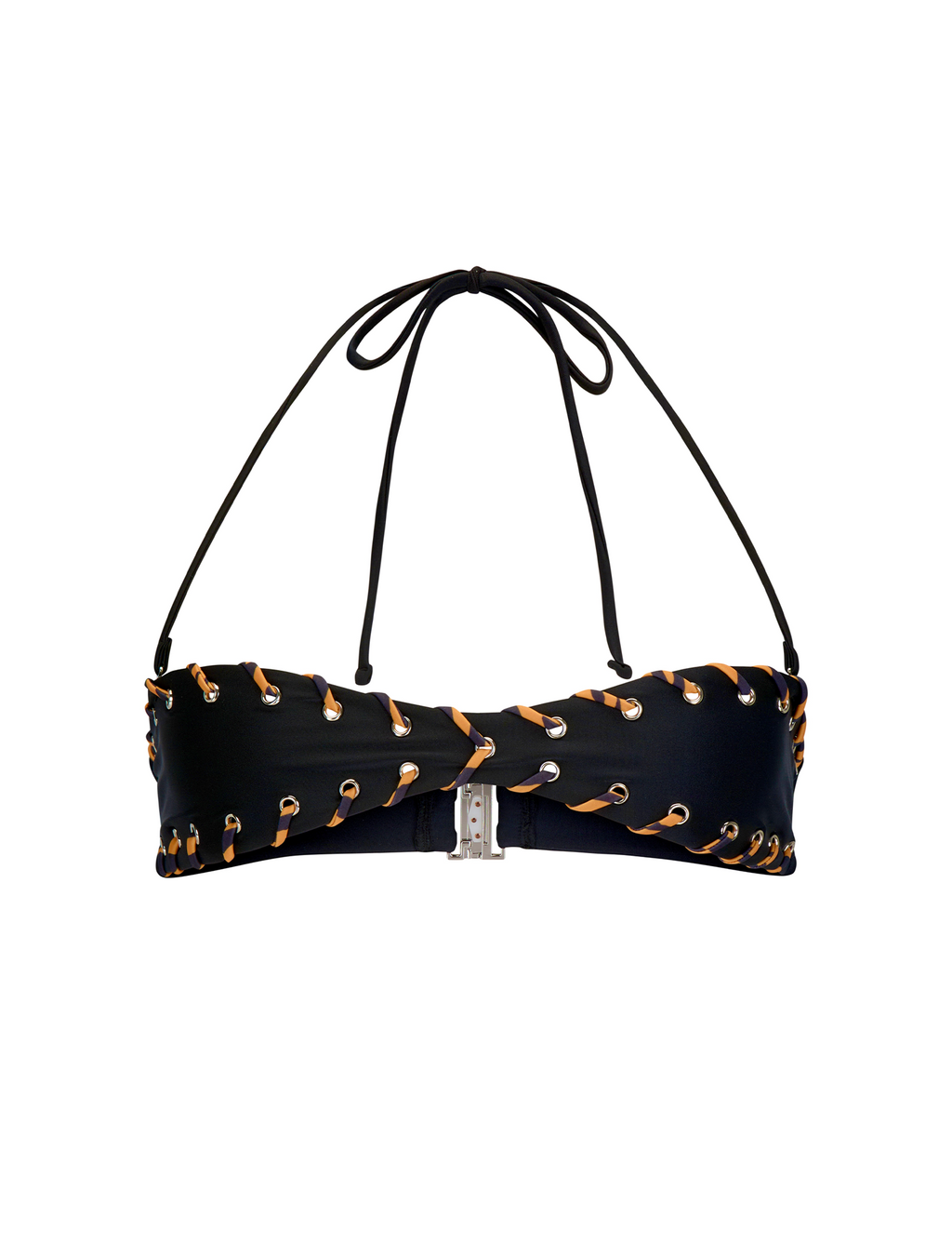 NO TLK - Bandeau Eyelet Bikini Top