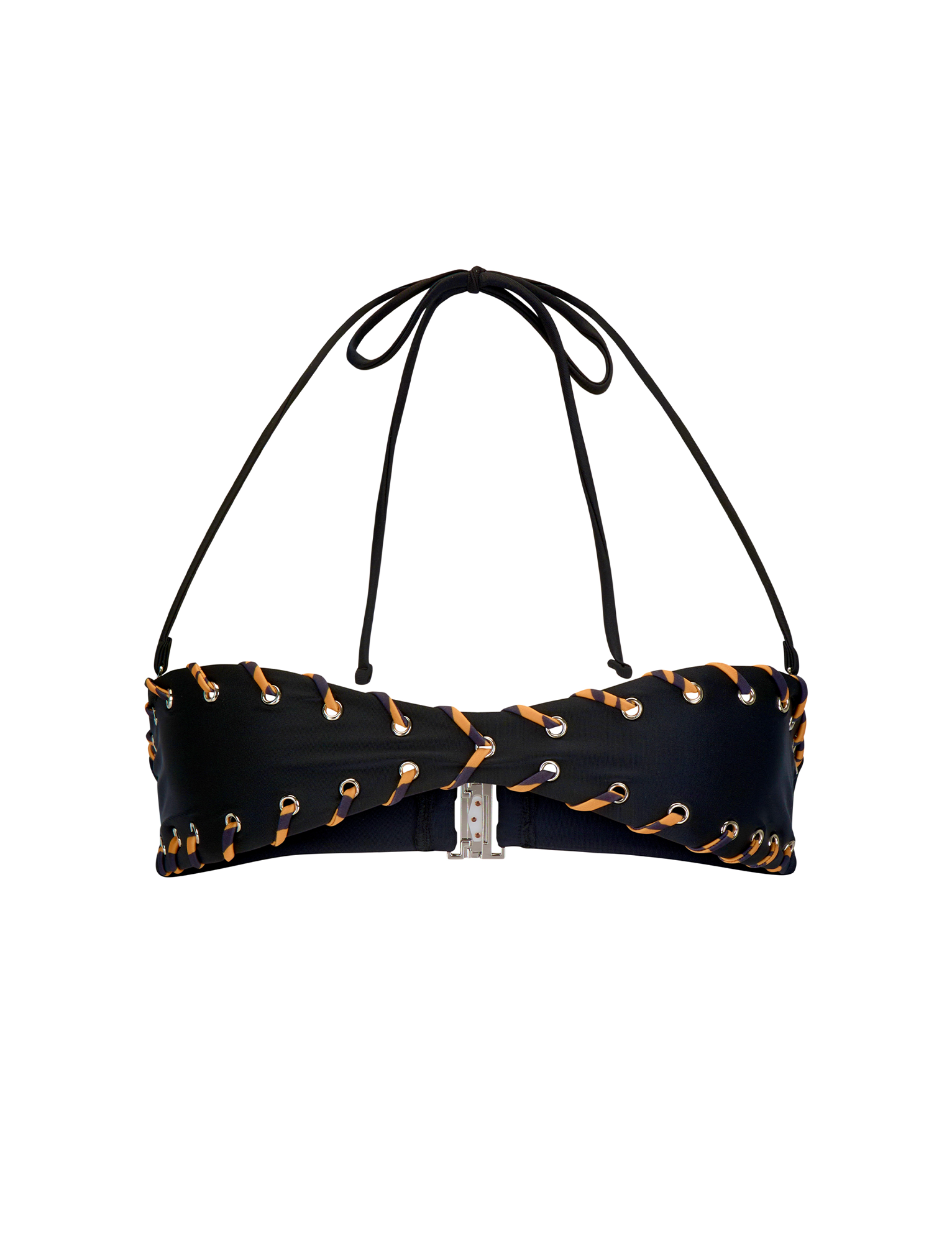 NO TLK - Bandeau Eyelet Bikini Top